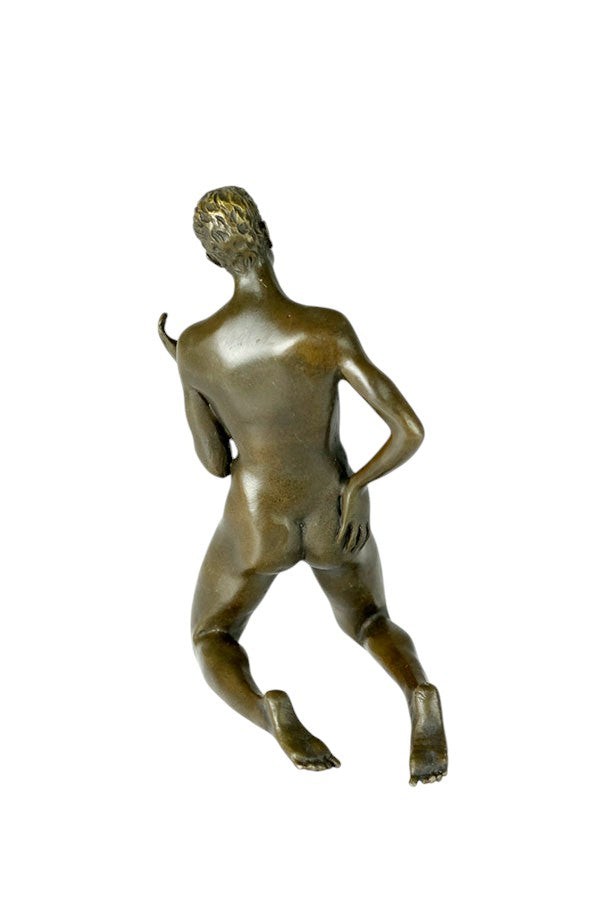 Bronze sculpture of a male and female couple having sex