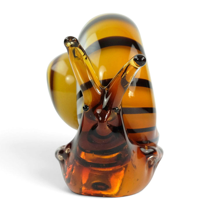 Escultura de cristal de un caracol al estilo de Murano