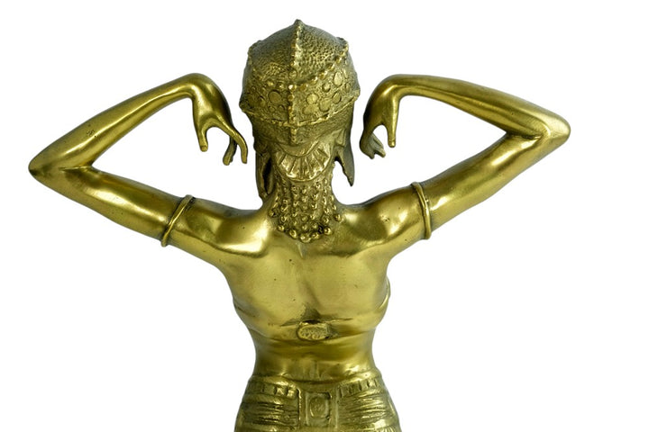 Bronze sculpture of an Egyptian 'Scarab' dancer after Chiparus