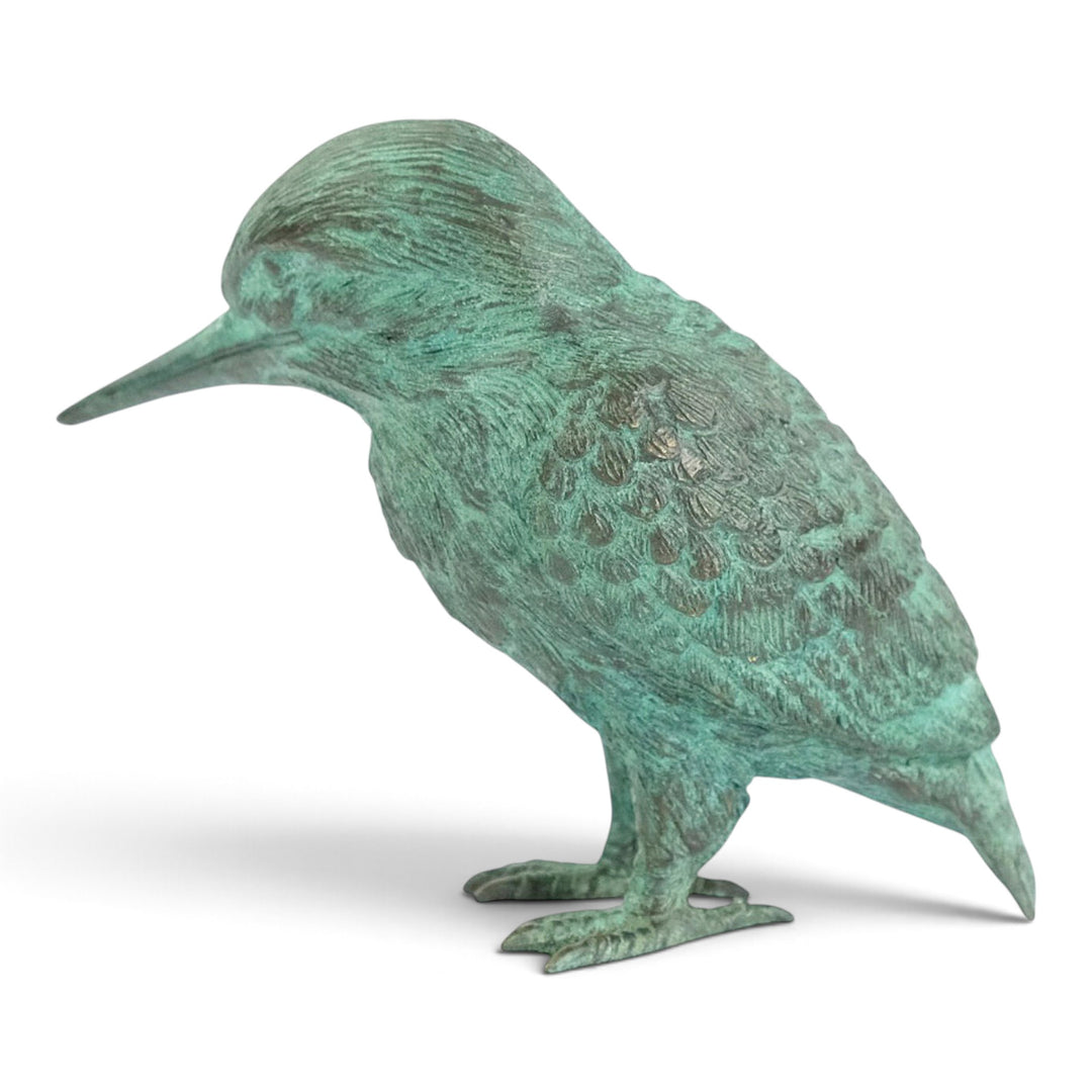 Bronze Sculpture of a Kingfisher