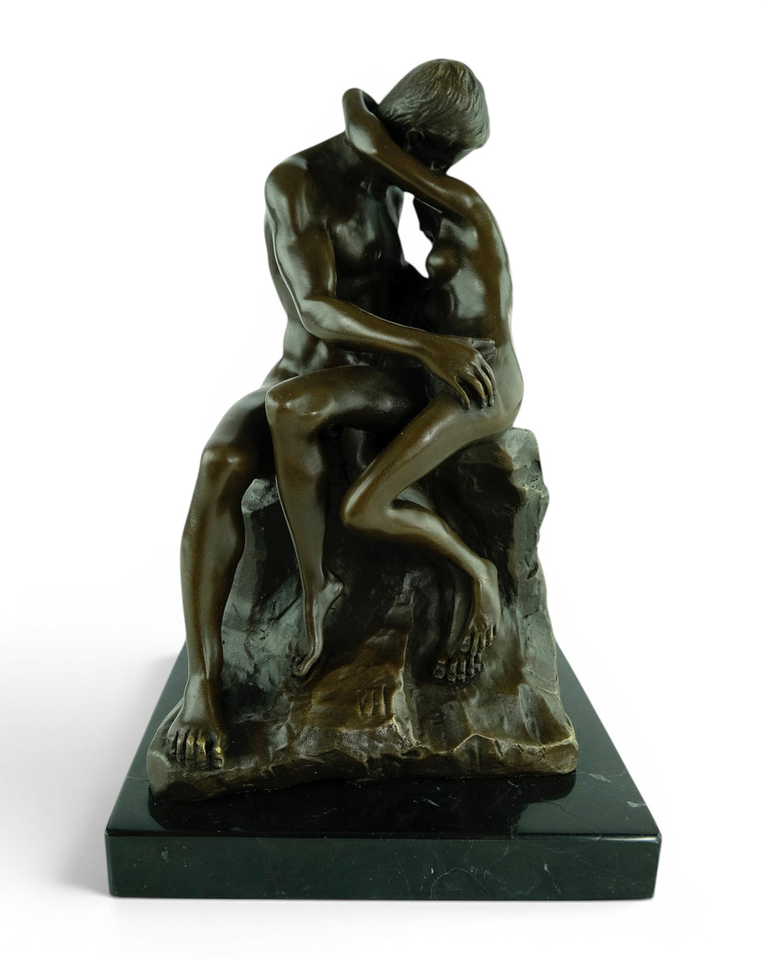 Bronzen beeld "Le Baiser“ naar Rodin