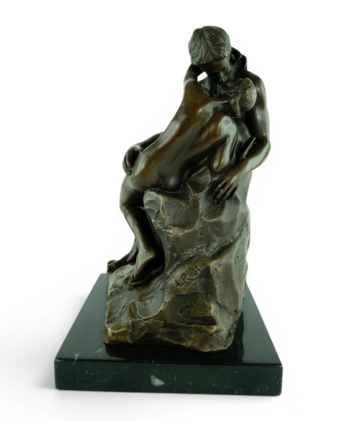 Bronzen beeld "Le Baiser“ naar Rodin