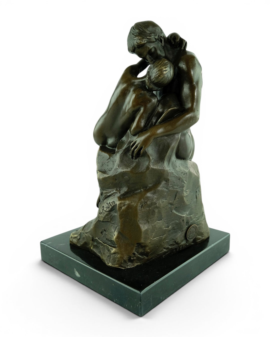 Bronzen beeld "Le Baiser“ naar Rodin