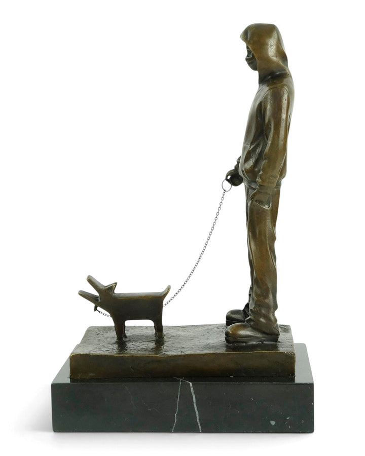 Bronze Sculpture of Choose Your Weapon after Banksy