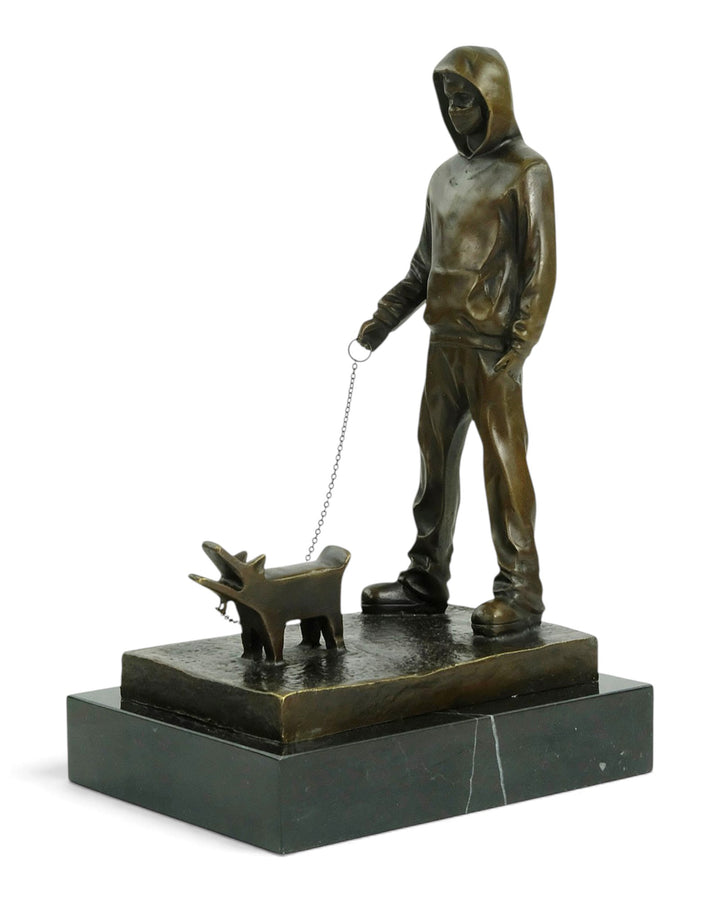 Bronze Sculpture of Choose Your Weapon after Banksy