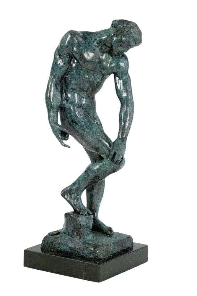 Bronze sculpture of Adam after Rodin