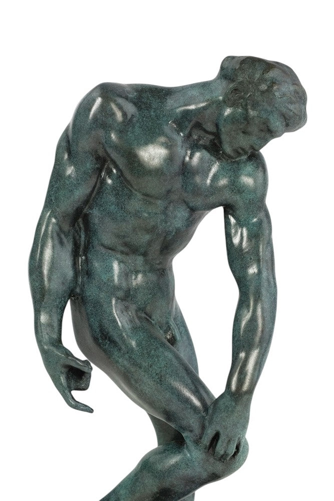 Bronze sculpture of Adam after Rodin