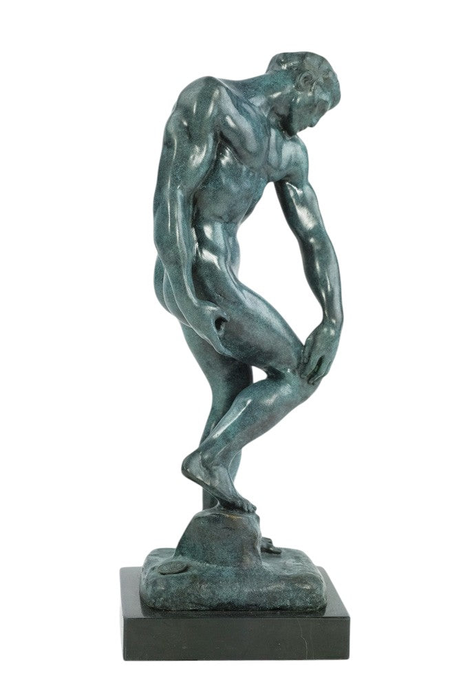 Bronze sculpture of Adam after Rodin