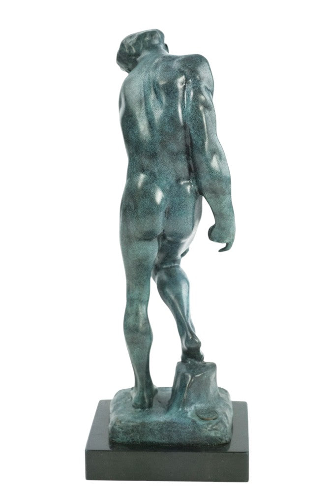 Bronze sculpture of Adam after Rodin