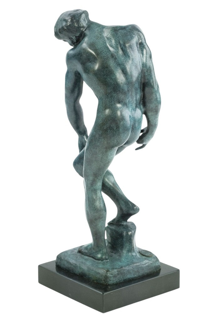 Bronze sculpture of Adam after Rodin