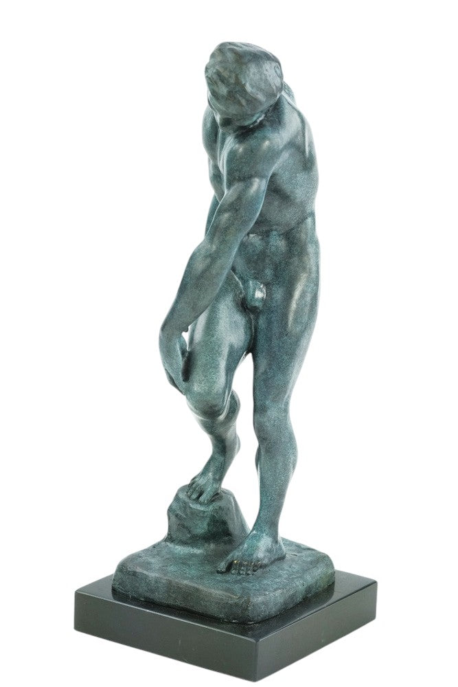 Bronze sculpture of Adam after Rodin