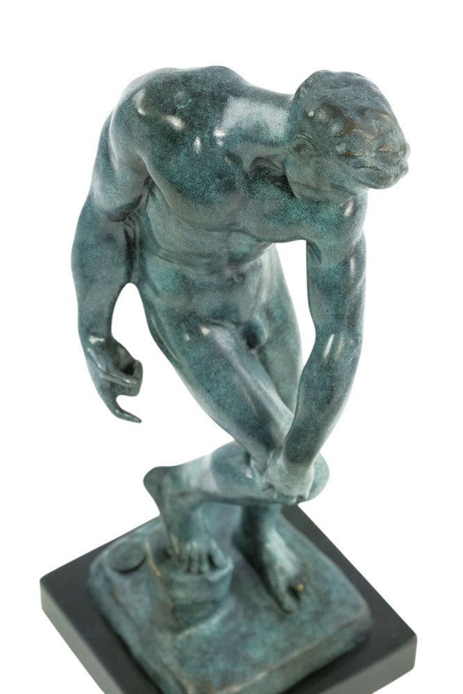 Bronze sculpture of Adam after Rodin