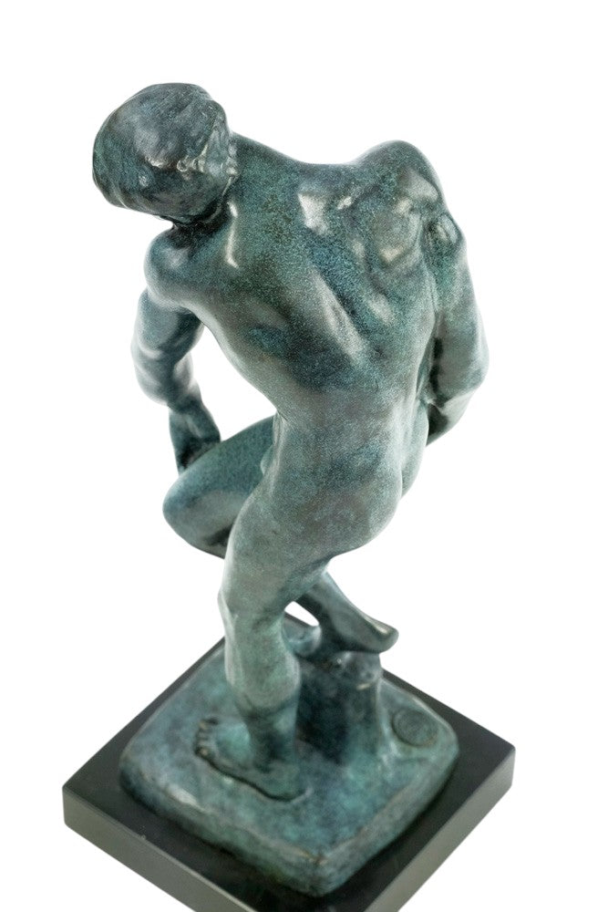 Bronze sculpture of Adam after Rodin
