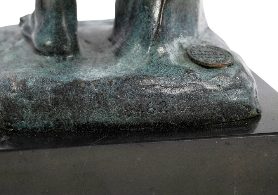 Bronze sculpture of Adam after Rodin