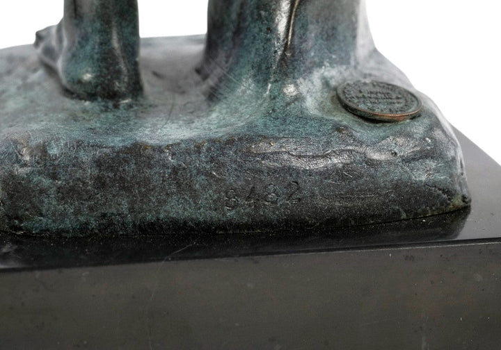 Bronze sculpture of Adam after Rodin