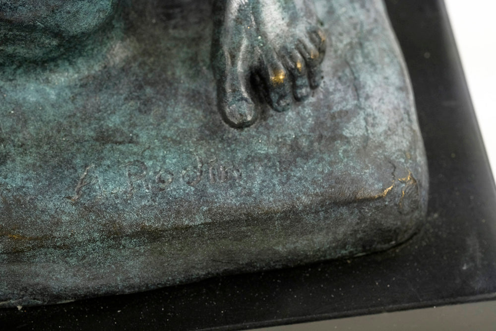 Bronze sculpture of Adam after Rodin