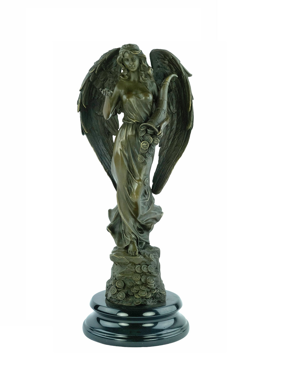 Bronze sculpture of the Roman goddes Fortuna
