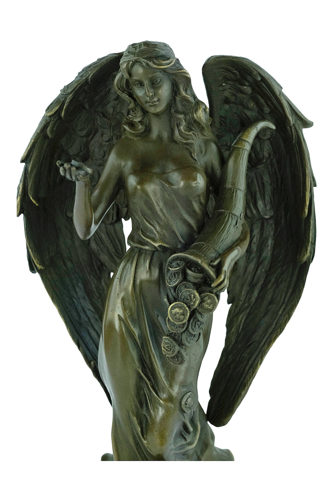 Bronze sculpture of the Roman goddes Fortuna