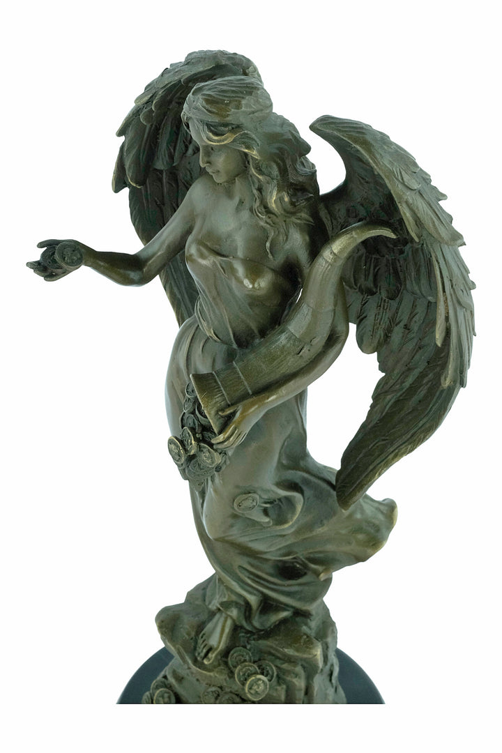 Bronze sculpture of the Roman goddes Fortuna