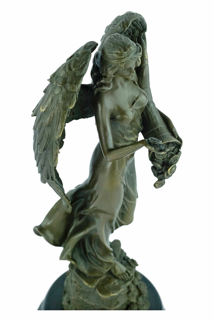 Bronze sculpture of the Roman goddes Fortuna