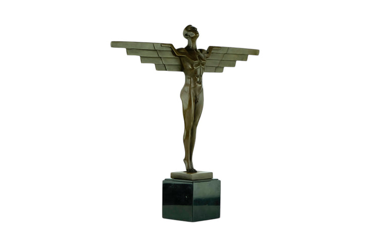 Bronze sculpture of Icarus in Art Deco style