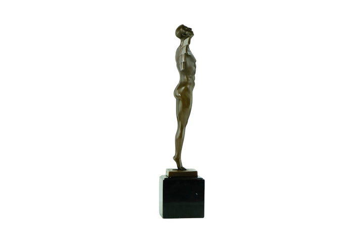 Bronze sculpture of Icarus in Art Deco style