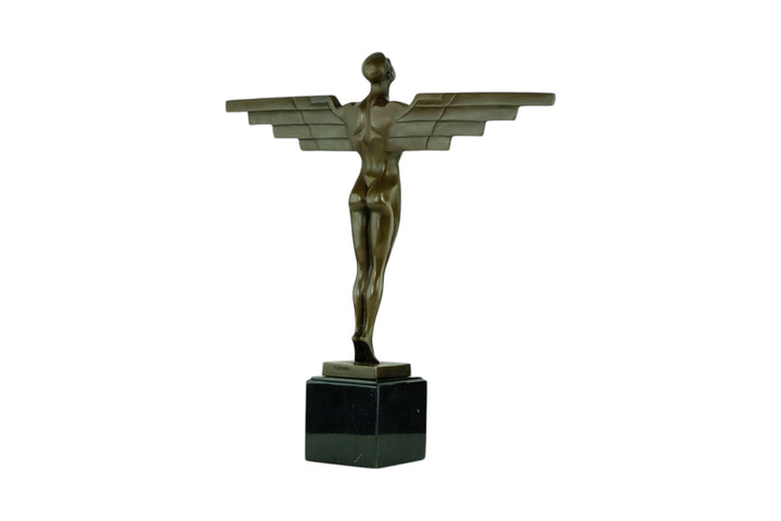 Bronze sculpture of Icarus in Art Deco style