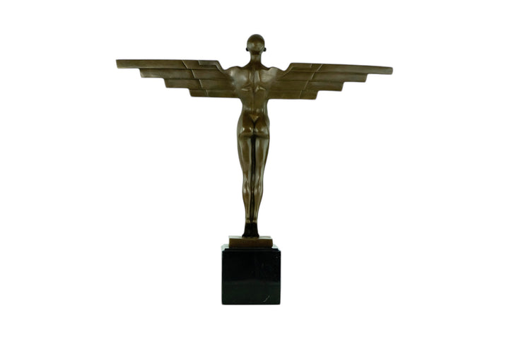 Bronze sculpture of Icarus in Art Deco style