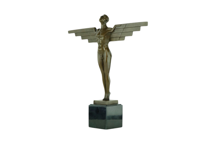 Bronze sculpture of Icarus in Art Deco style