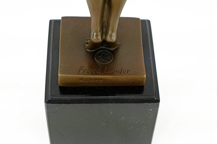 Bronze sculpture of Icarus in Art Deco style
