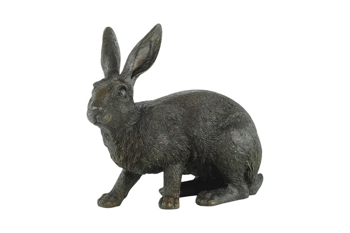 Bronze sculpture of a hare