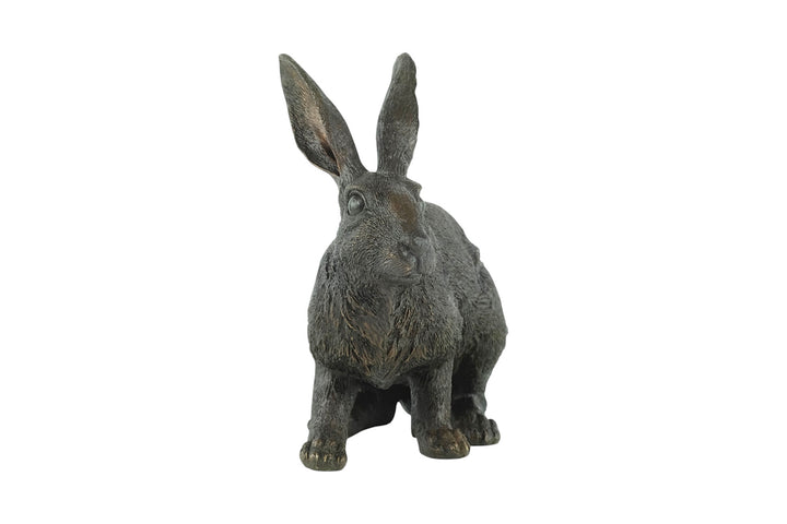 Bronze sculpture of a hare