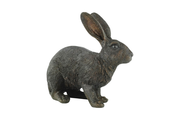 Bronze sculpture of a hare