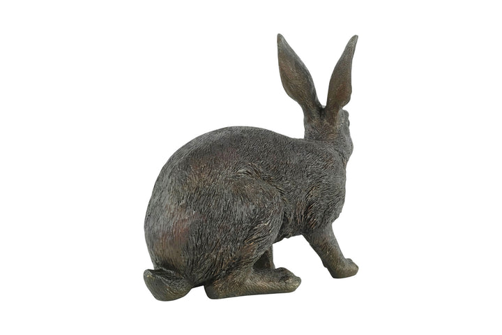 Bronze sculpture of a hare