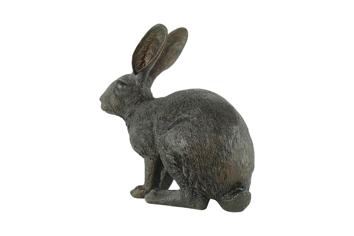Bronze sculpture of a hare