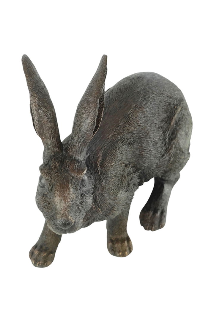 Bronze sculpture of a hare