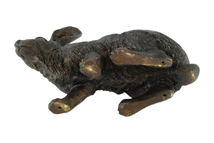 Bronze sculpture of a hare