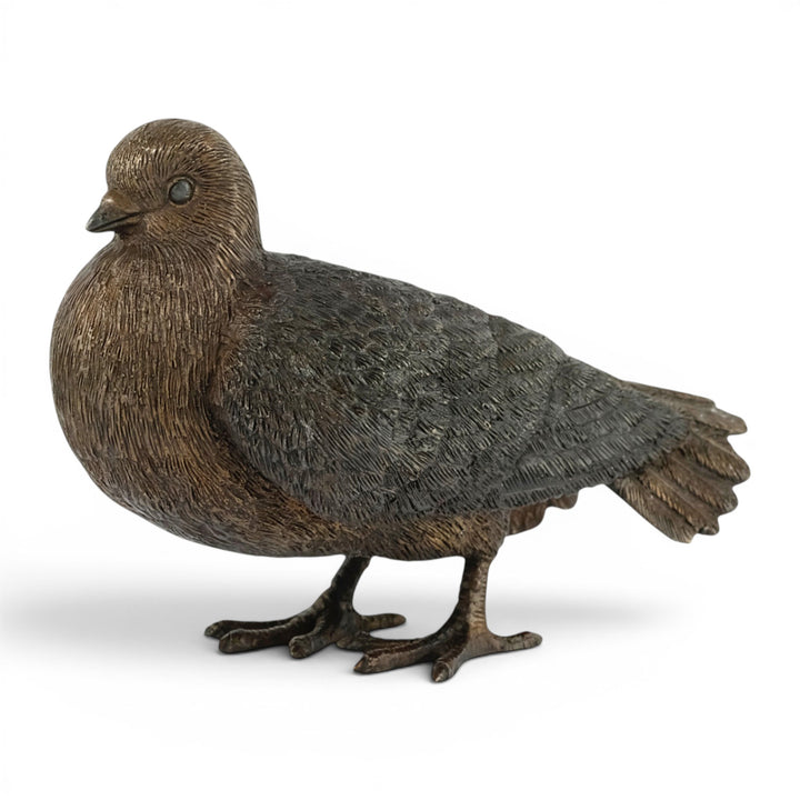 Bronze Sculpture of a Pigeon