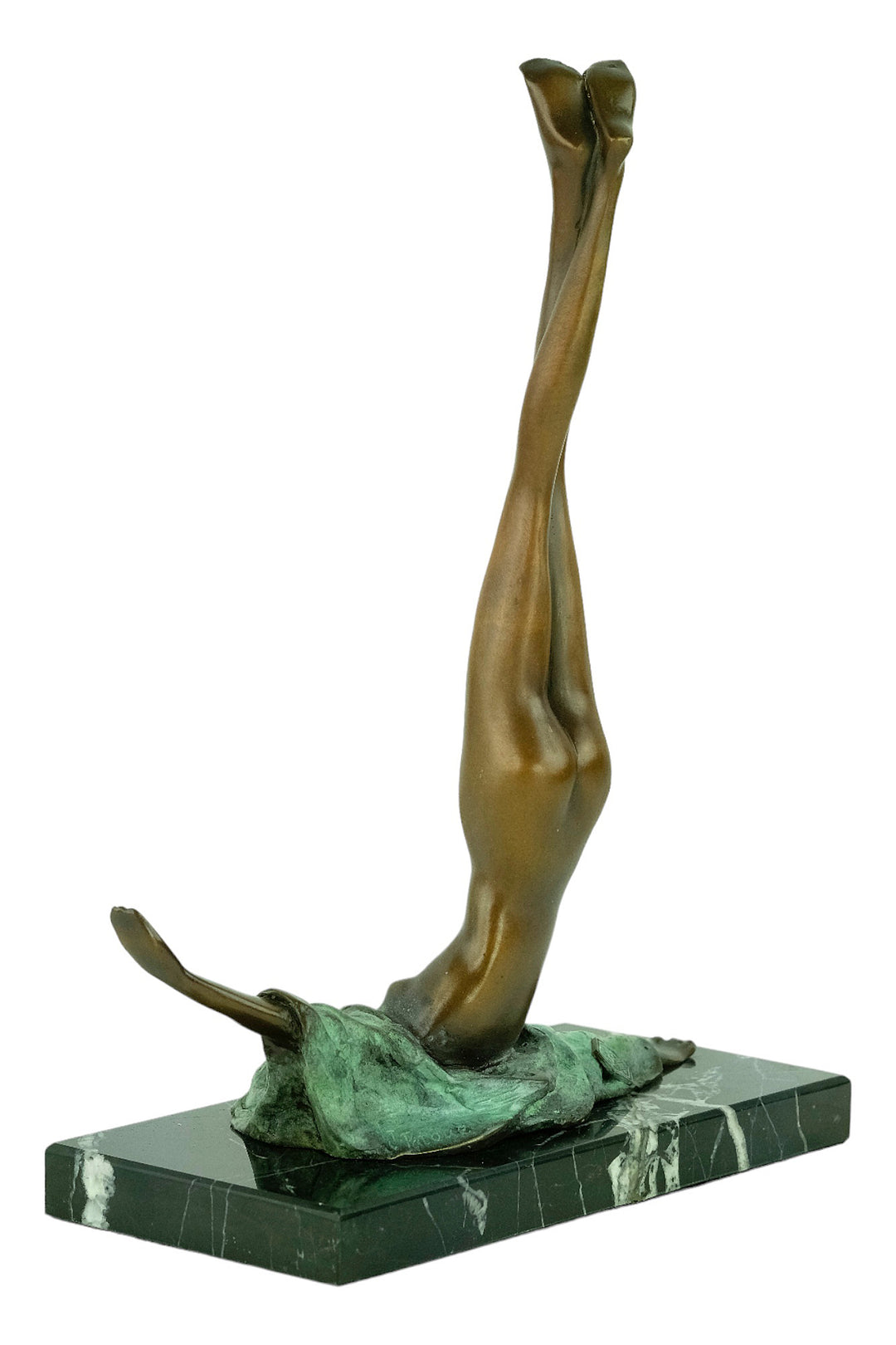 Modern bronze sculpture called Camouflage after Bruno Bruni