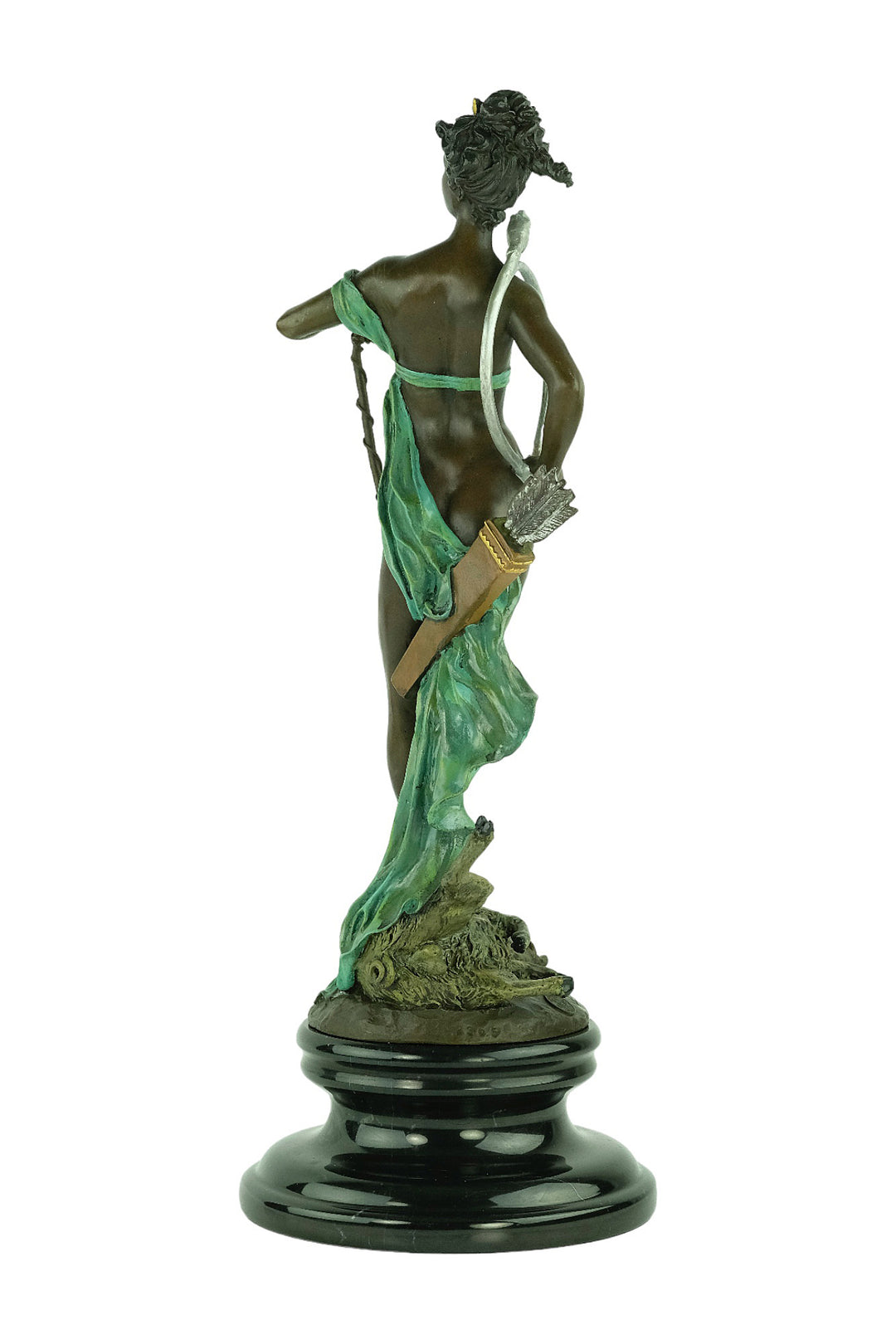 Bronze sculpture of Diana Victorious after Carrier-Belleuse