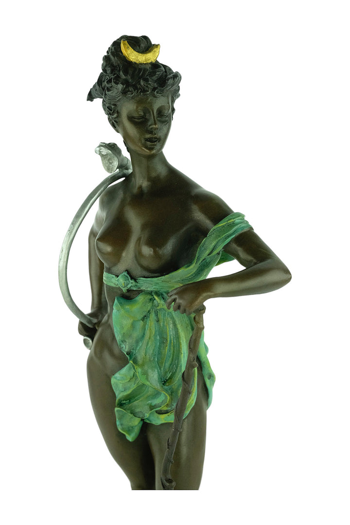 Bronze sculpture of Diana Victorious after Carrier-Belleuse