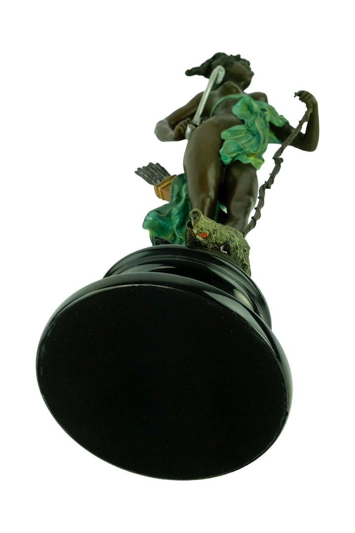 Bronze sculpture of Diana Victorious after Carrier-Belleuse