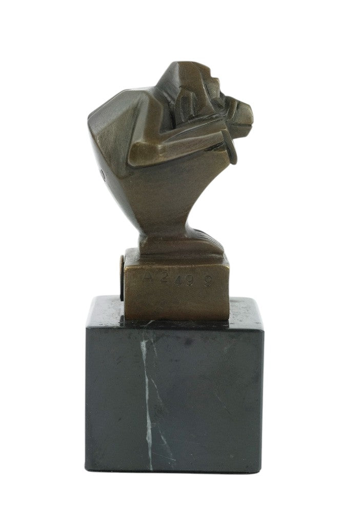 Bronze sculpture of a monkey in Art Deco style