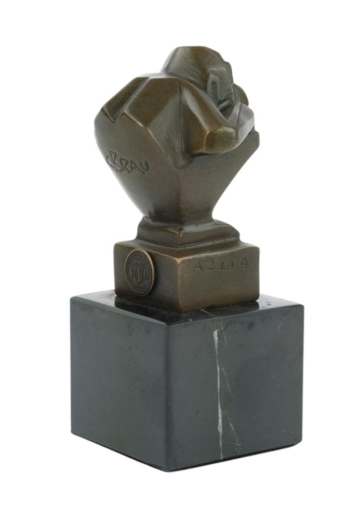 Bronze sculpture of a monkey in Art Deco style
