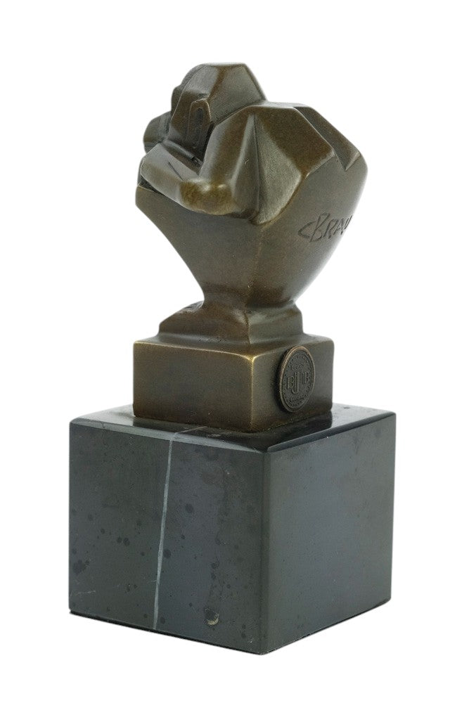 Bronze sculpture of a monkey in Art Deco style