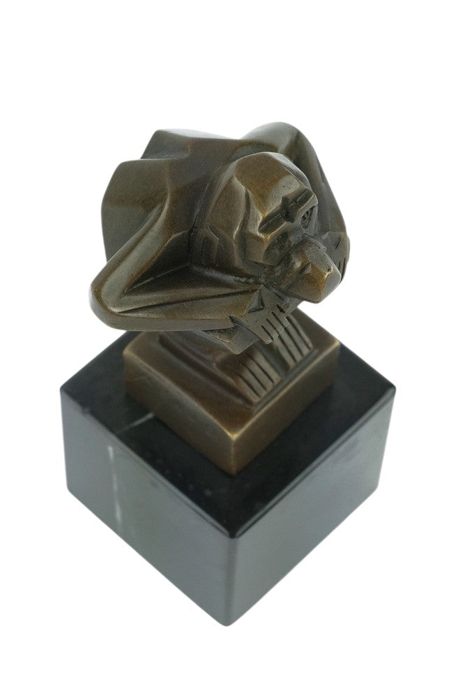 Bronze sculpture of a monkey in Art Deco style