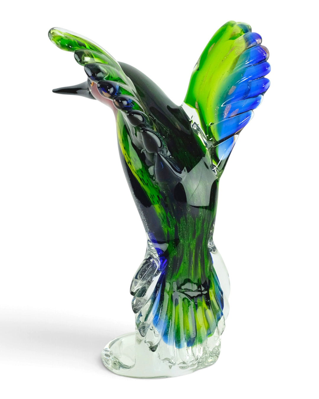 Glazen kolibri beeld