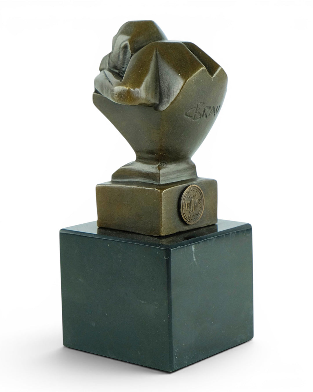 Scultura in bronzo di una scimmia in stile Art Déco