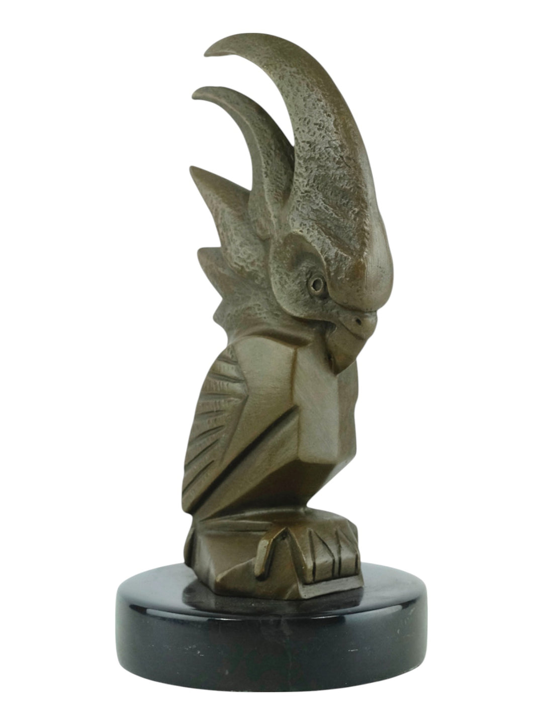 Bronze Kakadu Skulptur im Art Déco Stil
