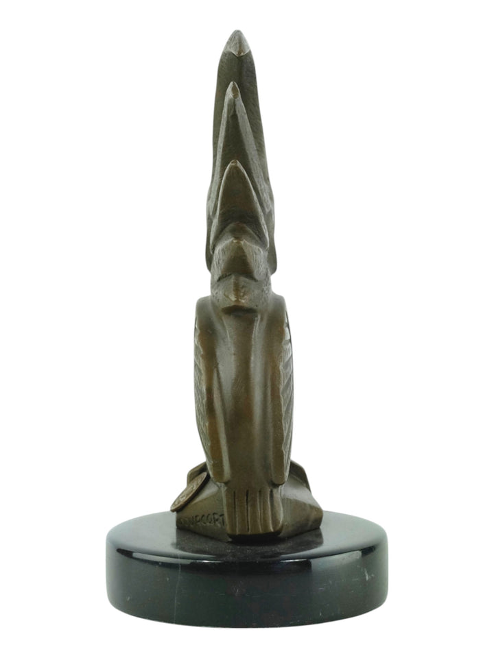 Bronze Kakadu Skulptur im Art Déco Stil